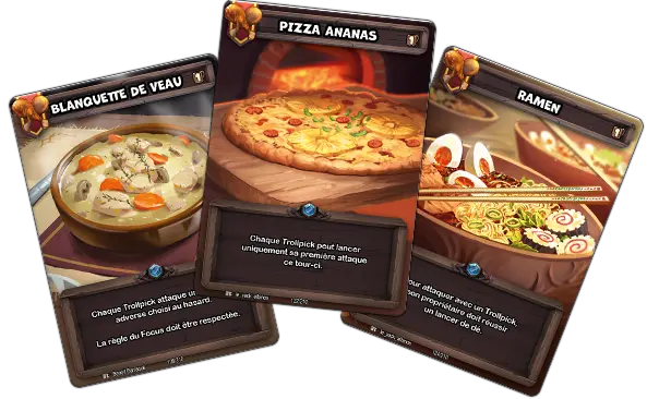 Nourris tes Trollpicks avec des plats succulents